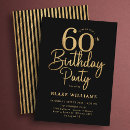 Buscar sexagésimo del oro invitaciones de cumpleaños Moderno