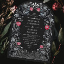 Buscar rojas y negras invitaciones Floral