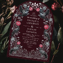 Buscar cuervo gótico invitaciones Floral