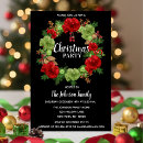 Buscar fiesta rojo negro invitaciones Navidades