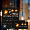 Buscar para los electricistas tarjetas de visita Clientes
