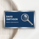 Buscar detective tarjetas de visita Consultor