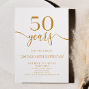 Buscar quincuagésimo invitaciones Para ellos