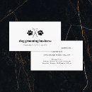 Buscar perro negro tarjetas de visita Simple