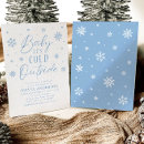 Buscar copos de nieve azules invitaciones Para ella