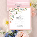 Buscar floral rosado boda invitaciones Para ella