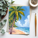 Buscar palmeras en la playa postales Isla