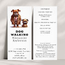 Buscar perro tarjetas publicitarias Andador de perros