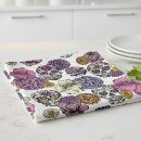 Buscar cráneo paños de cocina Dia de los muertos