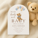 Buscar oso de peluche invitaciones Futura madre
