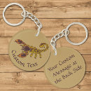 Buscar peligroso llaveros General y unisex