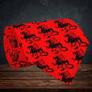Buscar dragón negro corbatas Rojo