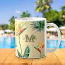 Buscar de la palmera tazas Follaje