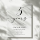 Buscar elegante boda aniversario invitaciones Celebración de aniversario
