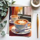 Buscar café de la mañana postales Latte