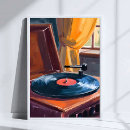 Buscar tocadiscos posters Vintage