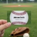Buscar softball tarjetas de visita Jugador