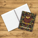 Buscar búho del dibujo animado libretas Animal