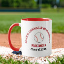 Buscar jugador de béisbol tazas Rojo