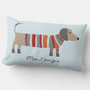 Buscar perro salchicha cojines Dachshund
