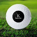 Buscar pelotas golf Negro y blanco