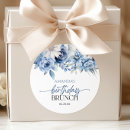 Buscar flores azules pegatinas Para ella