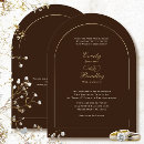 Buscar fondo marrón invitaciones Minimalista