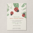 Buscar la mariquita invitaciones de cumpleaños Cualquier niño