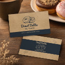 Buscar donut tarjetas de visita Comida