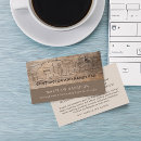 Buscar carpintería tarjetas de visita General y unisex