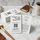 Buscar literario tarjetas de visita Marca de escritor