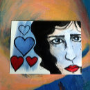 Buscar ojos tristes postales Azul