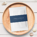 Buscar boda cintas invitaciones Azul marino