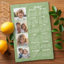 Buscar calendario paños de cocina Foto