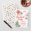 Buscar muñecos de nieve invitaciones Rojo y verde