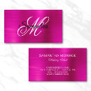 Buscar magenta tarjetas de visita Salón de belleza