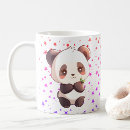 Buscar panda del kawaii tazas Para niños