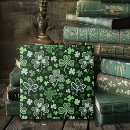 Buscar trébol de cuatro hojas azulejos Verde