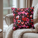 Buscar corazón rosado cojines Corazones