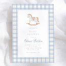 Buscar caballo azul invitaciones Futura madre