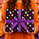 Buscar lunares negros papel de regalo Halloween
