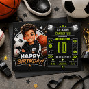 Buscar deportista invitaciones Para niños