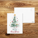 Buscar árbol de navidad moderno postales Para todos
