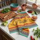Buscar turquesa paños de cocina Naranja