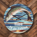 Buscar pescador relojes de pared Trucha