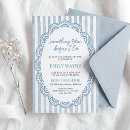 Buscar nupciales invitaciones Azul polvoriento
