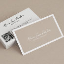 Buscar mental tarjetas de visita Minimalista