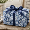 Buscar añil papel de regalo Elegante