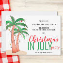 Buscar en julio invitaciones de navidad Fiesta de verano