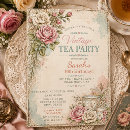 Buscar fiesta del té vintage invitaciones Para ella